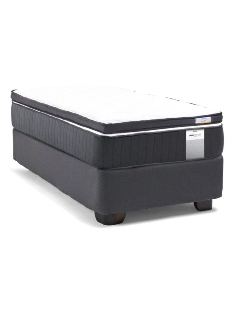 Cama Americana Dúo Pocket 1 Plaza + Topper-1