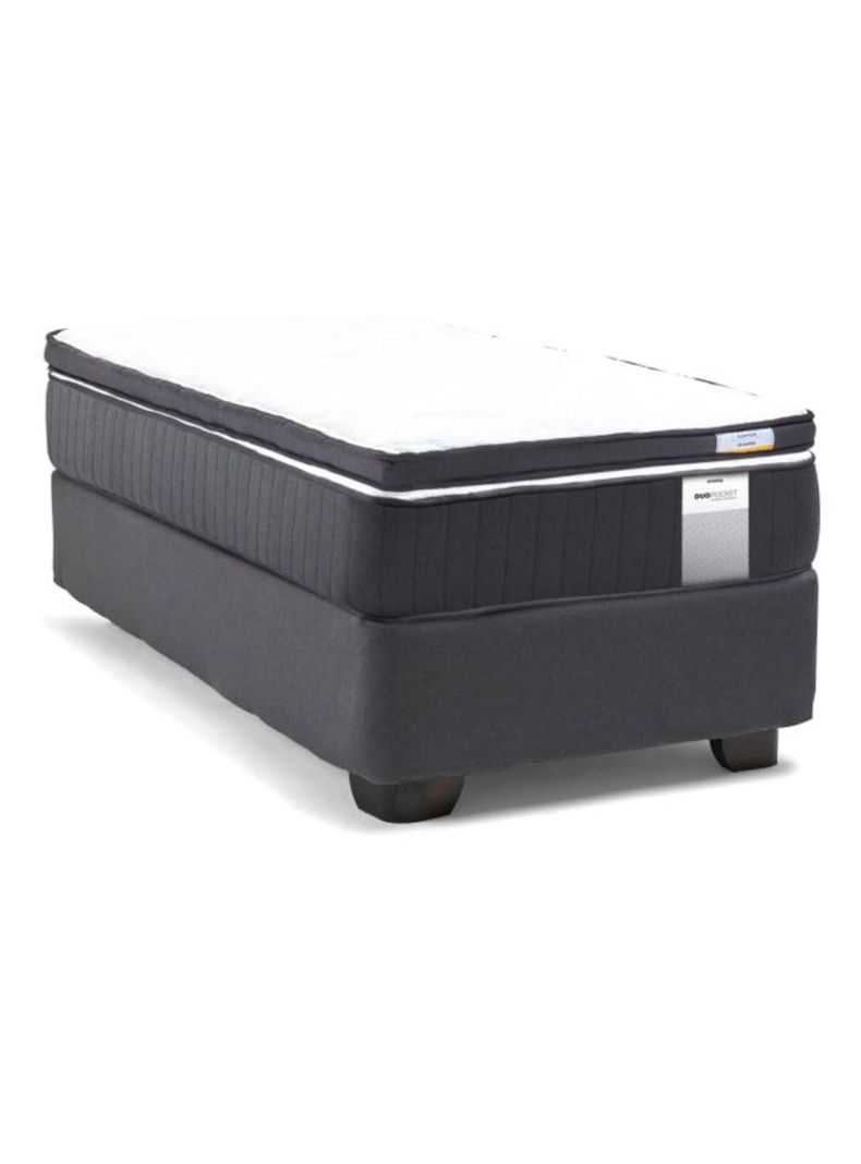 Cama Americana Dúo Pocket 1.5 Plazas Plus + Topper-1