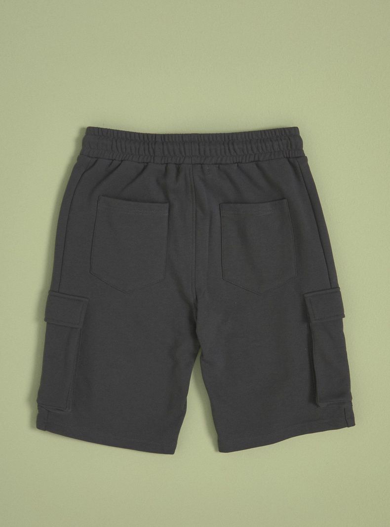 Short Tipo Cargo Cintura Elasticada-3