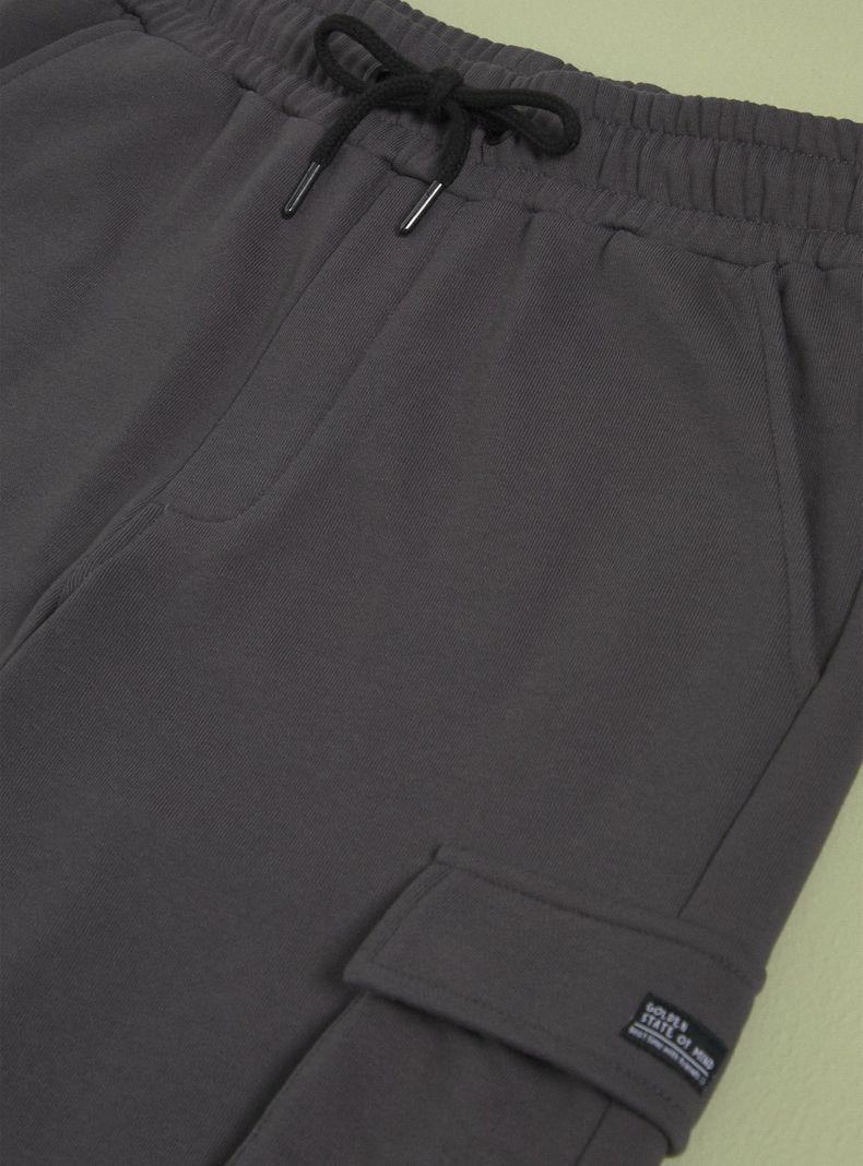 Short Tipo Cargo Cintura Elasticada-4