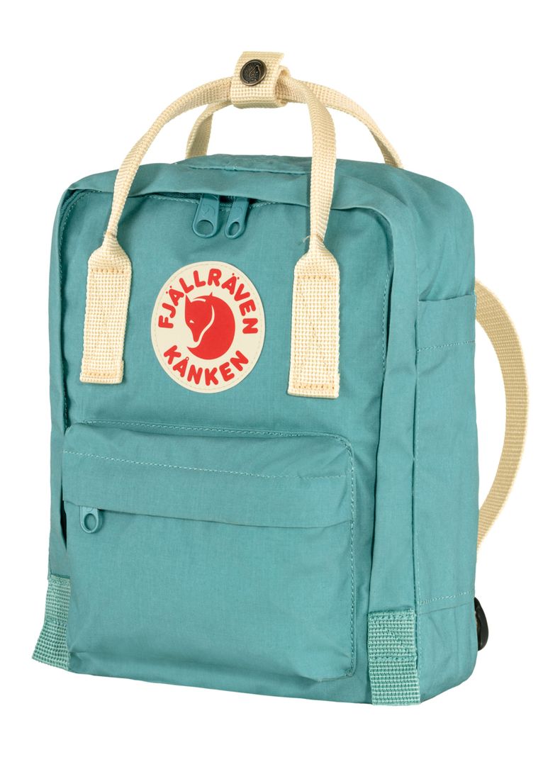 Mochila Kanken Mini Sky Blue Light Oak-3
