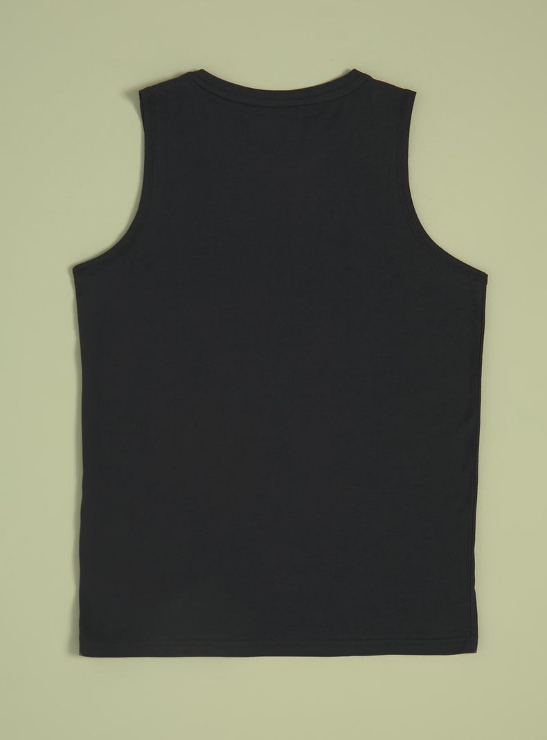 Polera Sin Mangas Estampado en Pecho-3