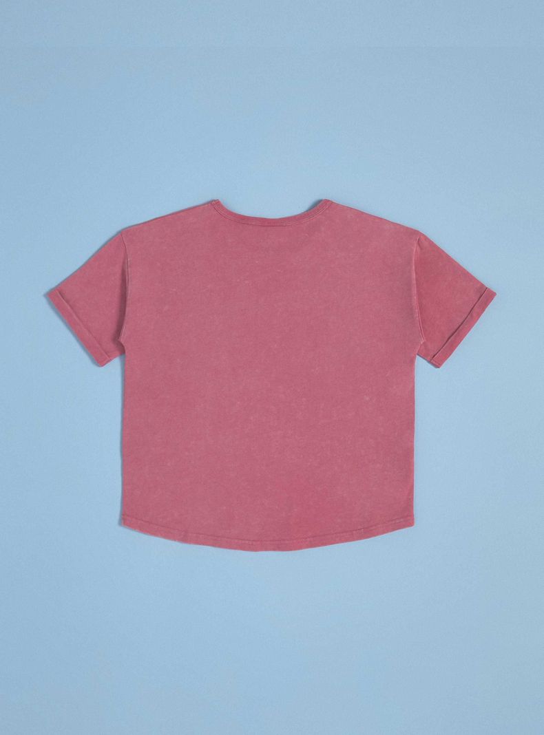 Polera Manga Corta Acid Wash Nala / Stitch Disney-3