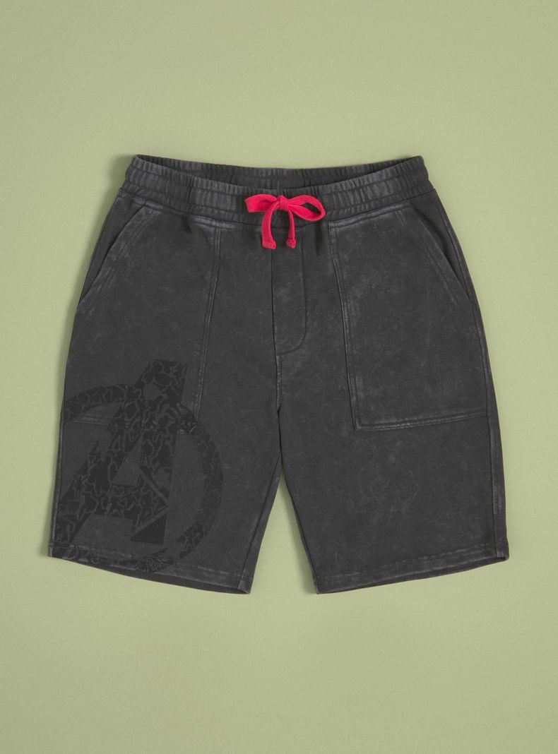 Short Estampado con Cordones Avengers Marvel-2