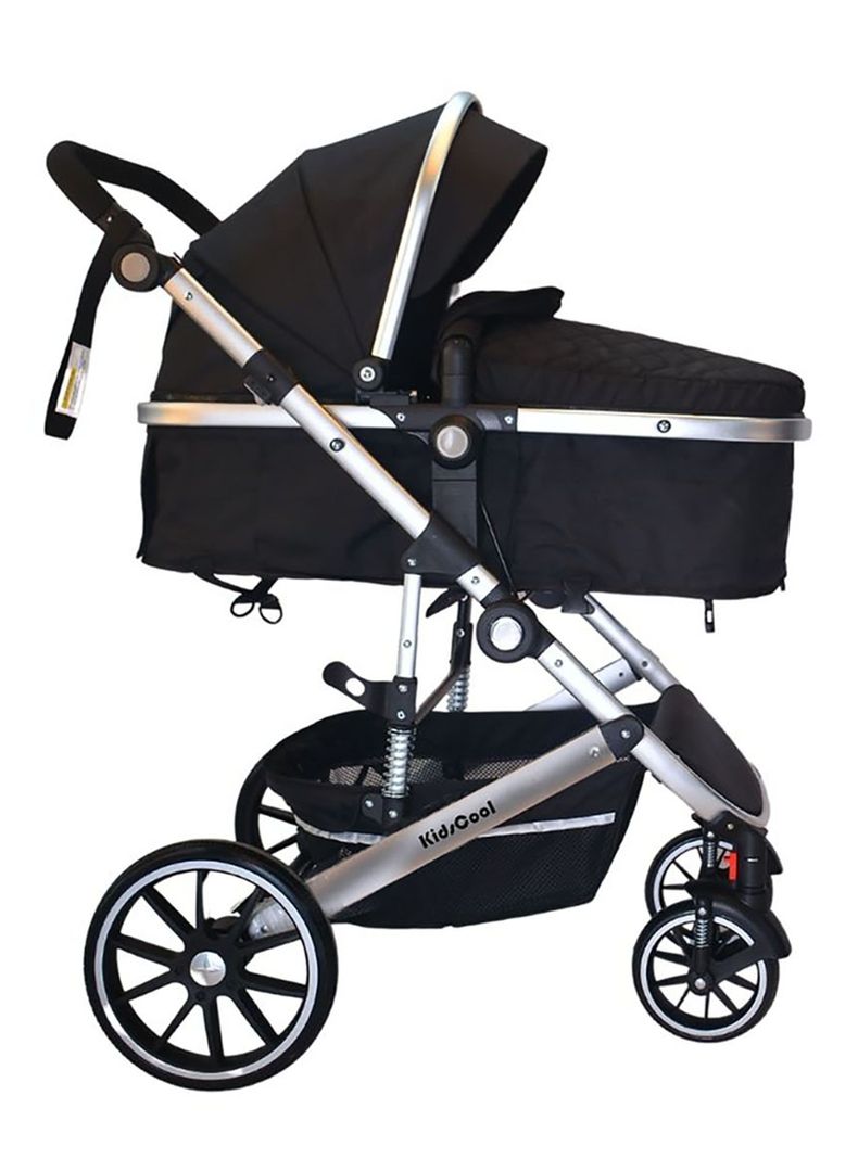 Coche Cuna Lux Negro 3 En 1-2