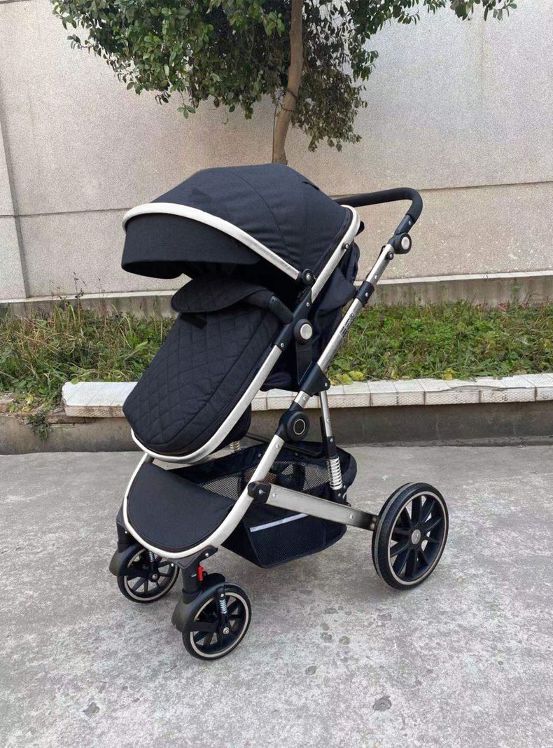 Coche Cuna Lux Negro 3 En 1-5