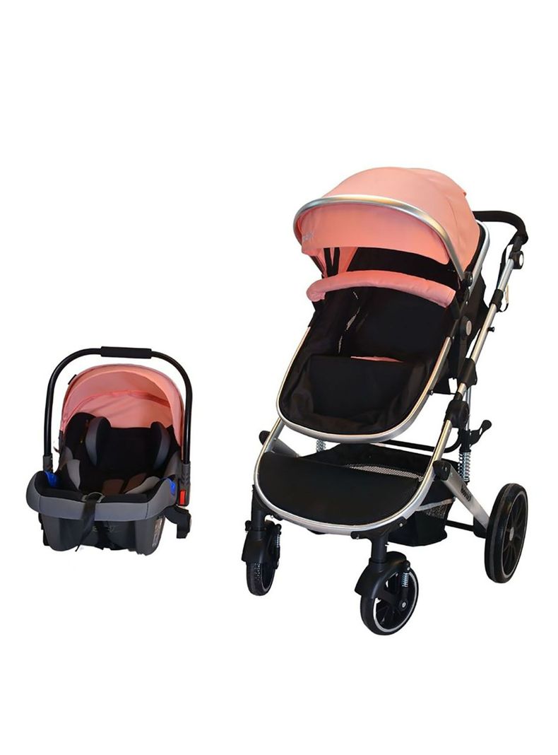 Coche Travel Lux Rosado 3X1-0