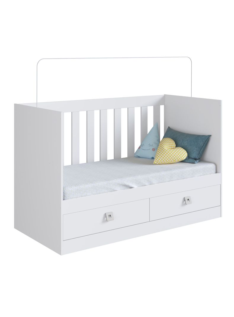 Cuna Multifuncion New Amore 3X1 Blanco-2
