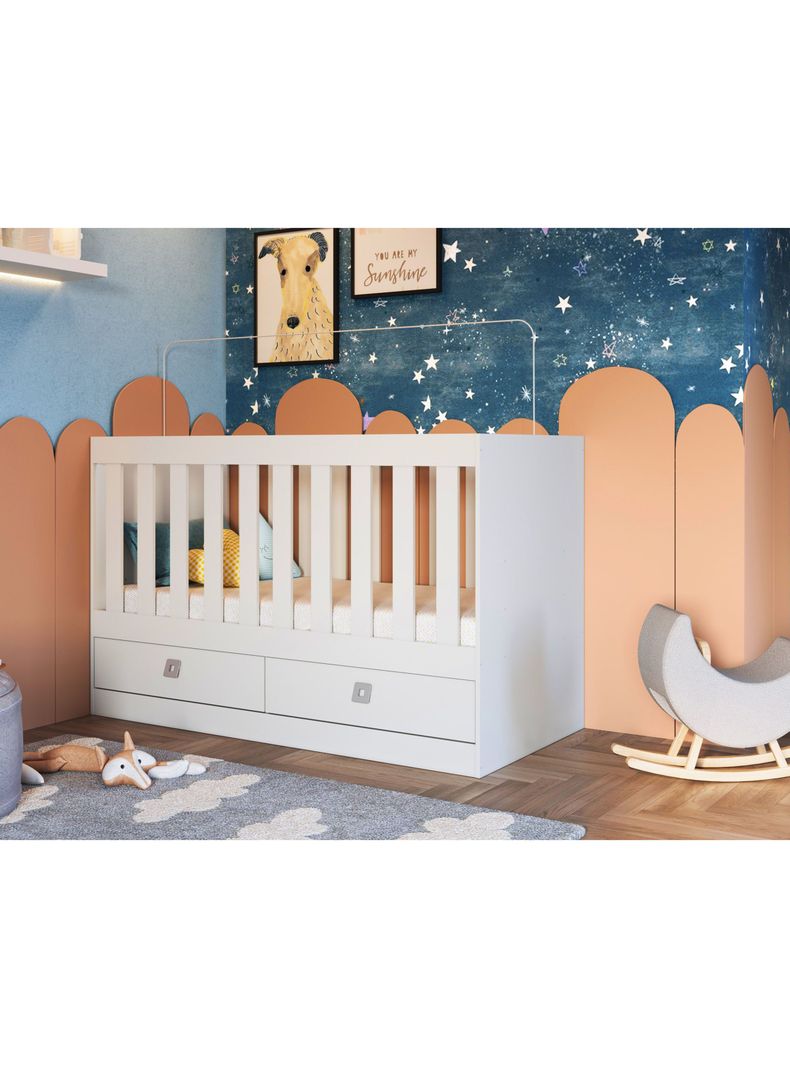 Cuna Multifuncion New Amore 3X1 Blanco-4