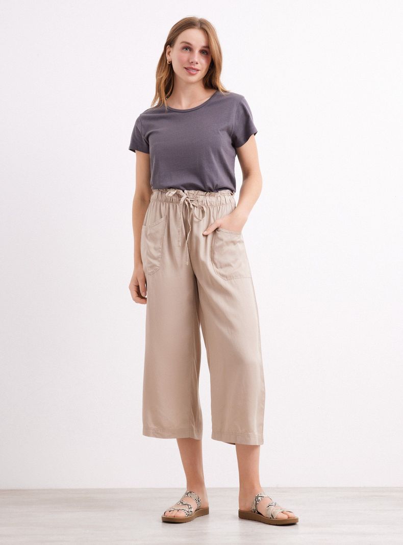 Pantalón Capri Ancho-4