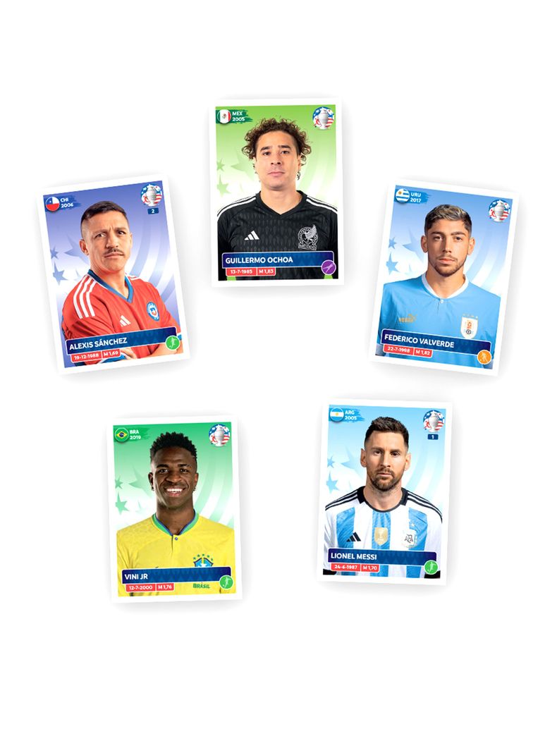 Pack 1 Álbum + 5 Sobres Copa América 2024-4
