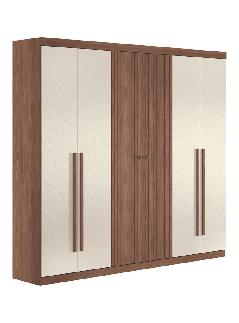 Clóset Buriti 6 Puertas 4 Cajones Jatoba Arena-2