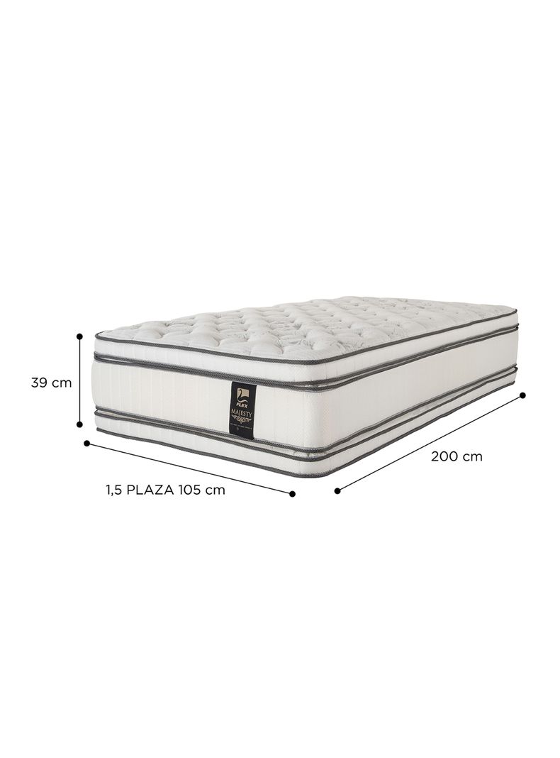 Colchón Majesty 1.5 Plazas Box 200 cm-1