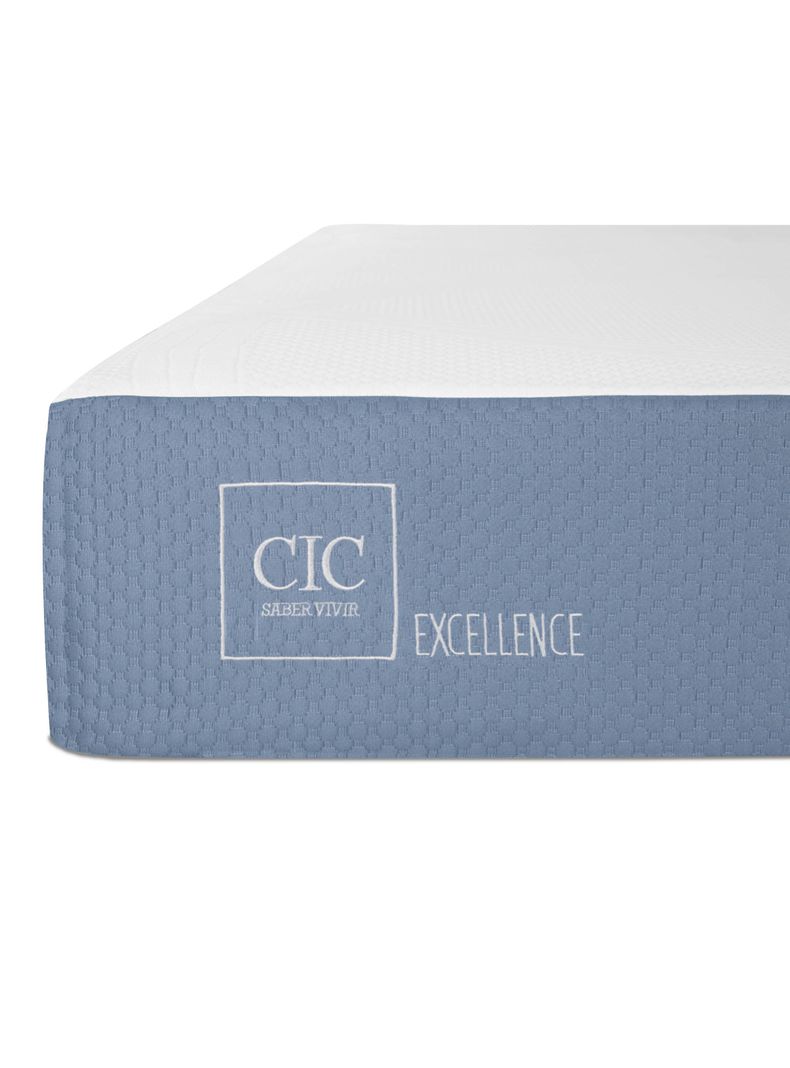 Cama Europea Excellence 1 Plaza + Set Dublin Gris-5