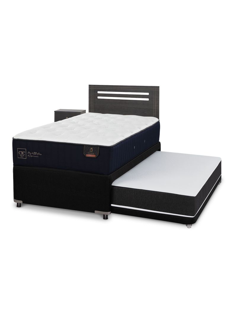 Diván Premium 1.5 Plazas + Set Munich Gris-0