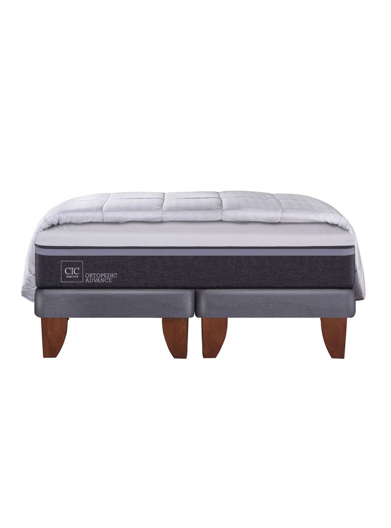 Cama Europea Ortopedic Advance 2 Plazas Base Dividida + Plumón-1