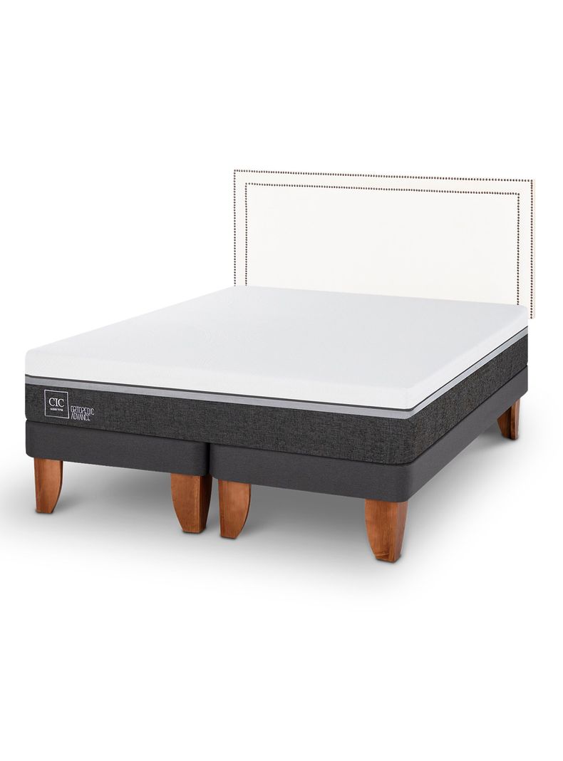 Cama Europea Ortopedic Advance 2 Plazas Base Dividida Respaldo Danubio-0