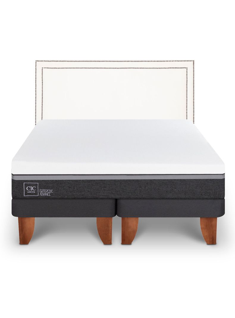 Cama Europea Ortopedic Advance King Respaldo Danubio-2