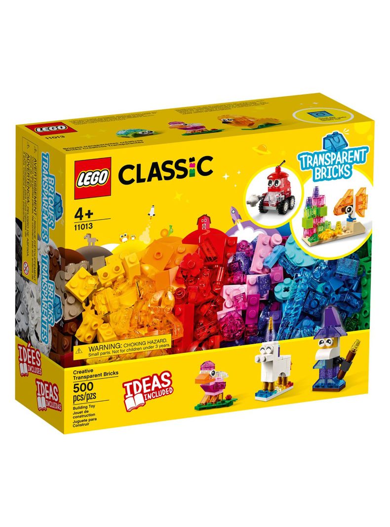 Bloques Lego Classic Creative Transparent Bricks-1