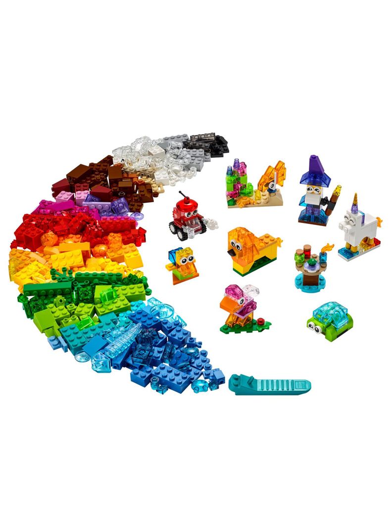 Bloques Lego Classic Creative Transparent Bricks-0