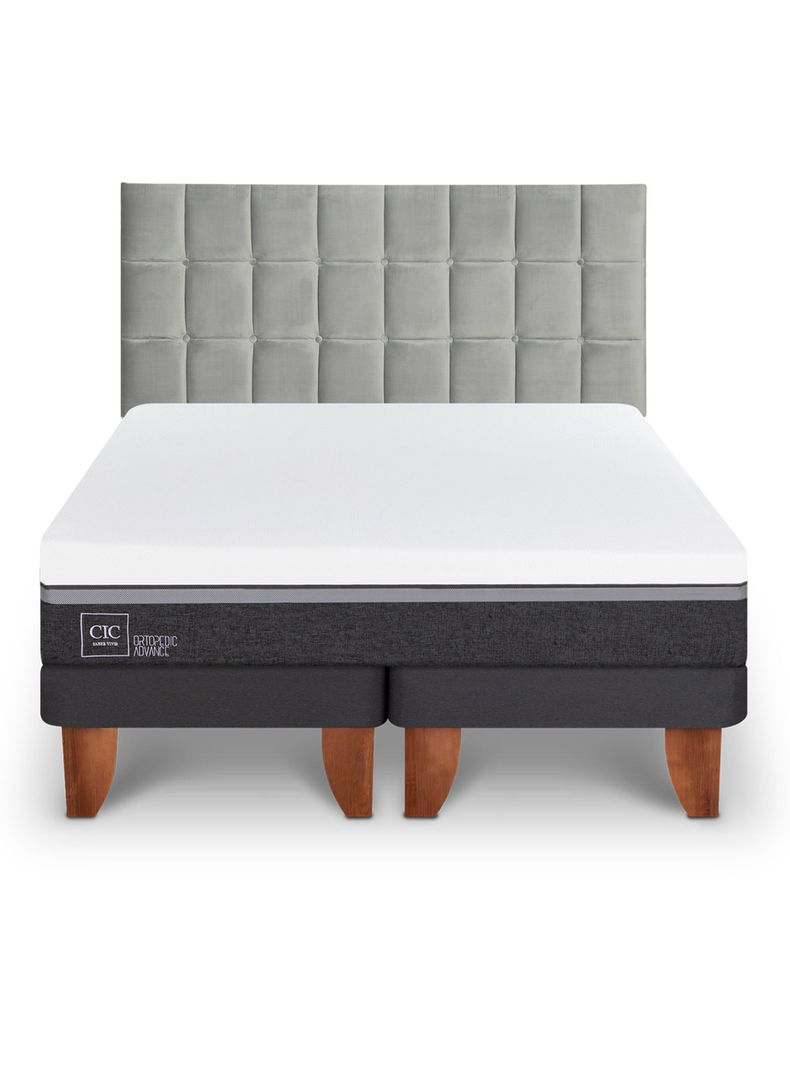 Cama Europea Ortopedic Advance 2 Plazas Base Dividida Respaldo Sile-2