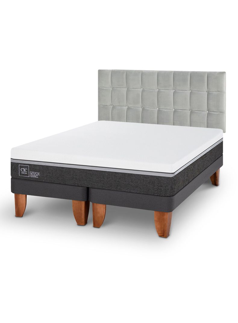 Cama Europea Ortopedic Advance King Respaldo Sile-0