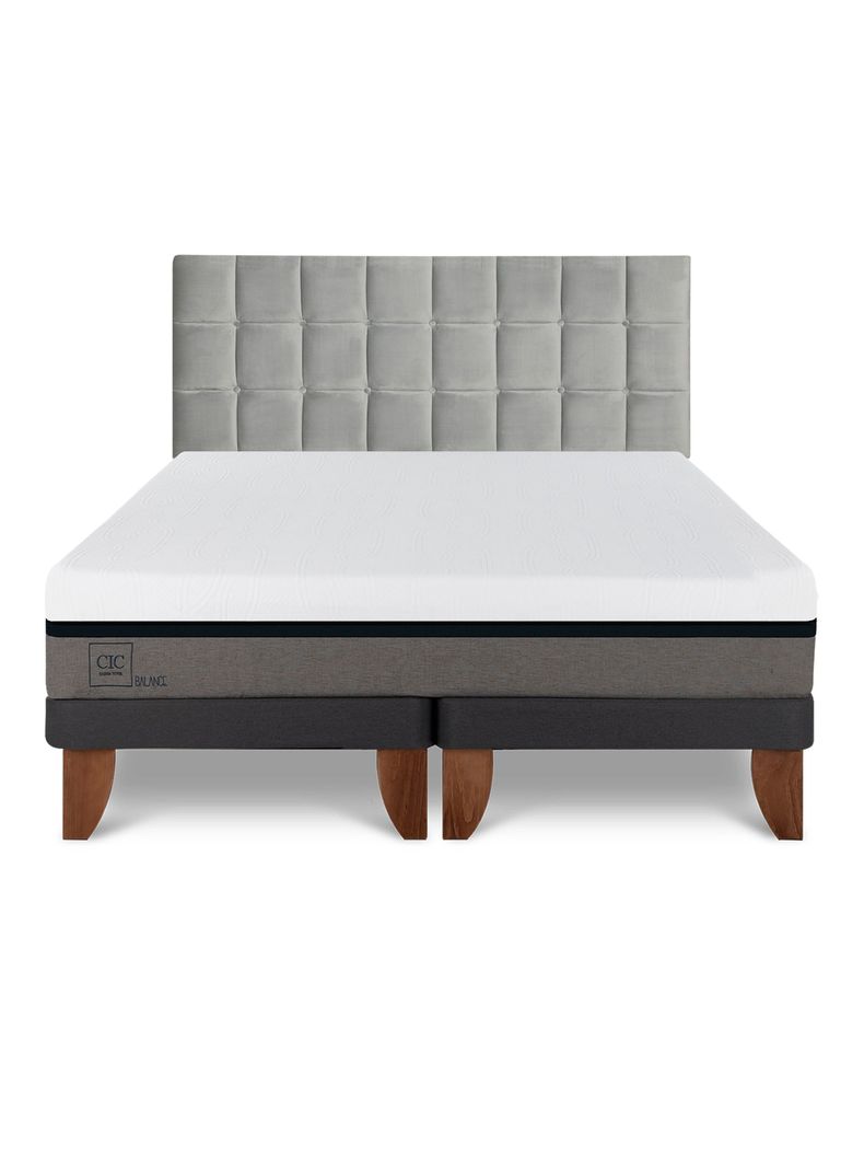 Cama Europea Balance King Respaldo Sile-2
