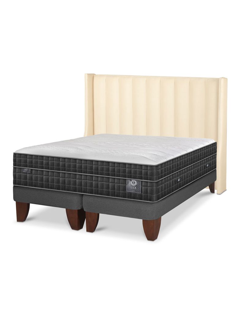 Cama Europea Lux King Respaldo Panaro