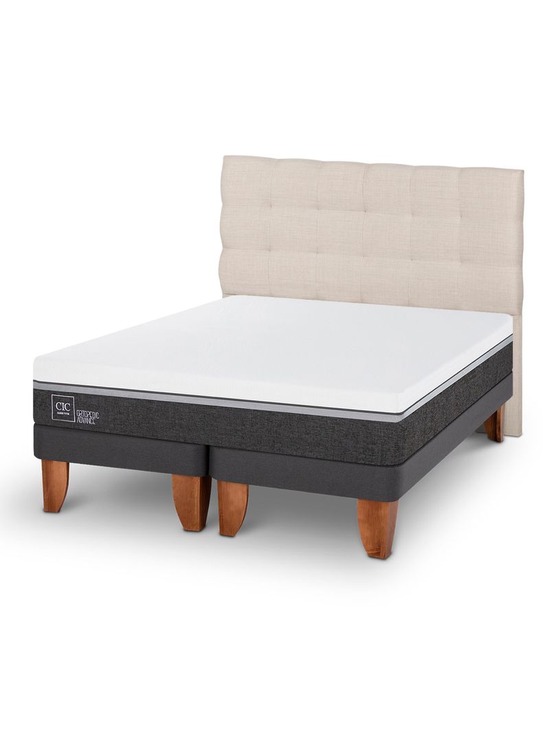 Cama Europea Ortopedic Advance 2 Plazas Base Dividida Respaldo Ebro-0