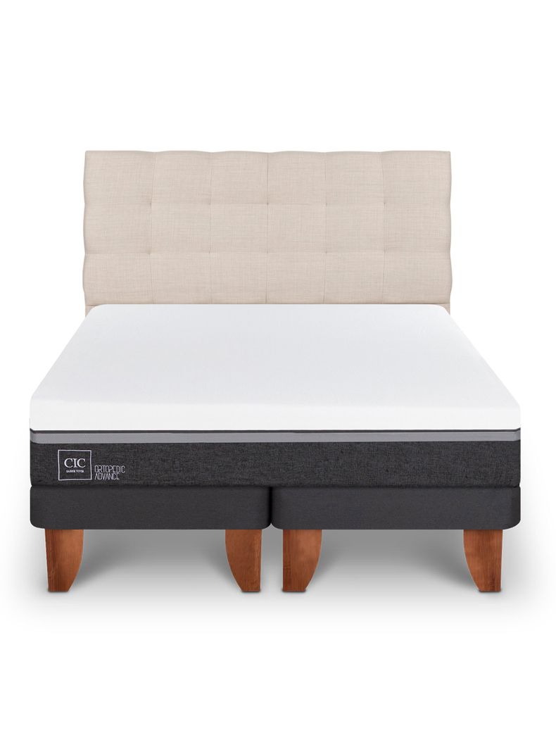 Cama Europea Ortopedic Advance King Respaldo Ebro-2