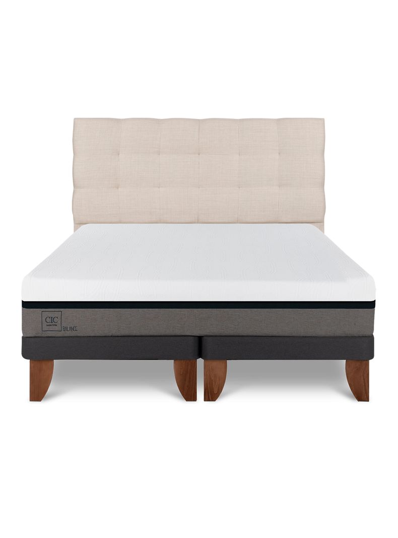 Cama Europea Balance King Respaldo Ebro-2