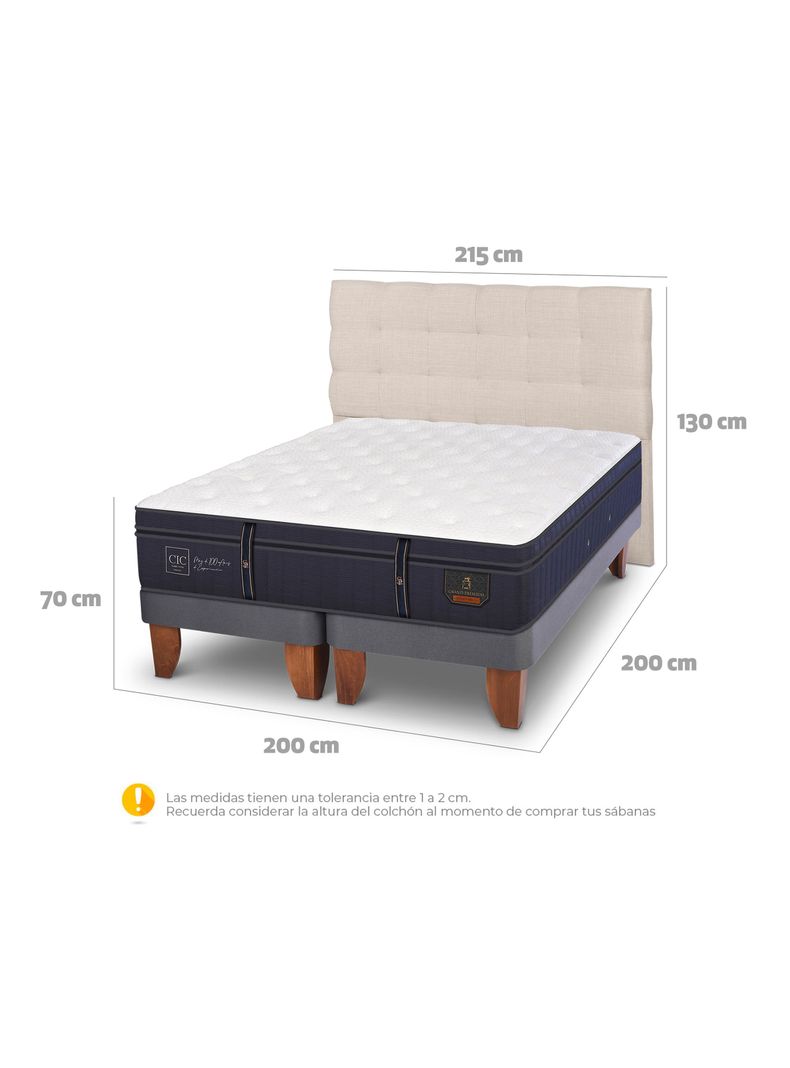 Cama Europea Grand Premium Súper King Respaldo Ebro-1