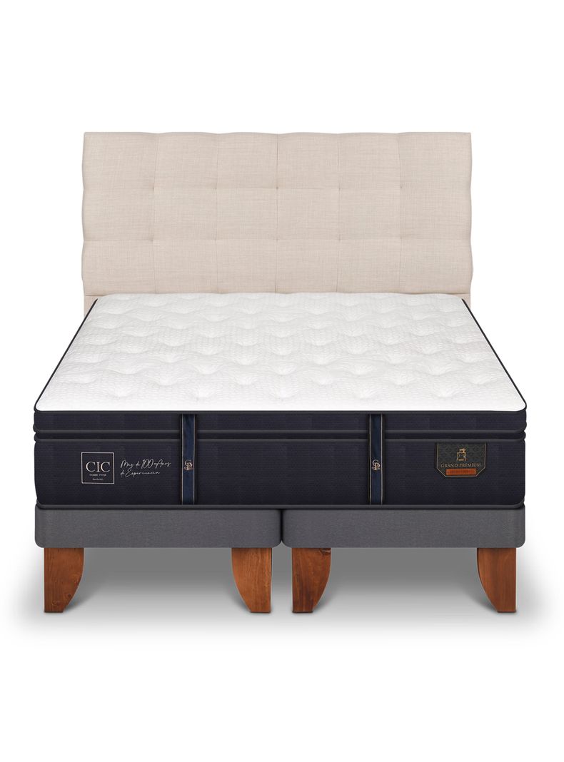 Cama Europea Grand Premium Súper King Respaldo Ebro-2