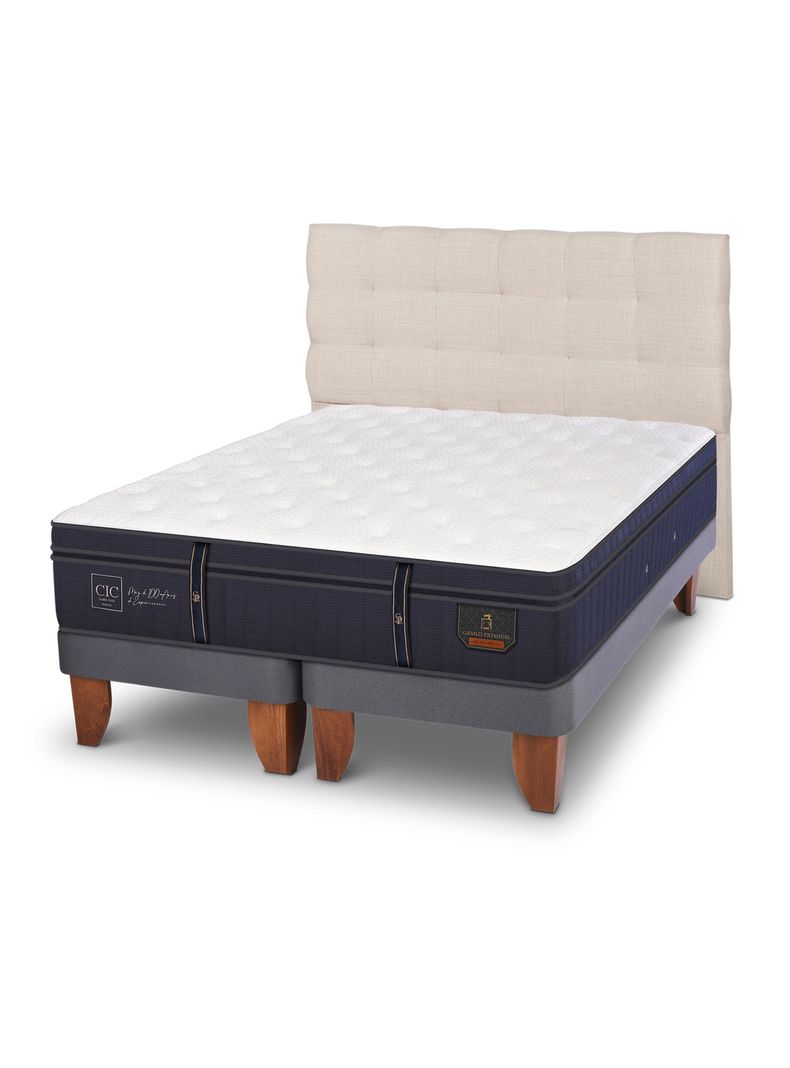 Cama Europea Grand Premium Súper King Respaldo Ebro-0