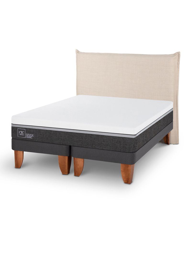 Cama Europea Ortopedic Advance 2 Plazas Base Dividida Respaldo Tíber-0