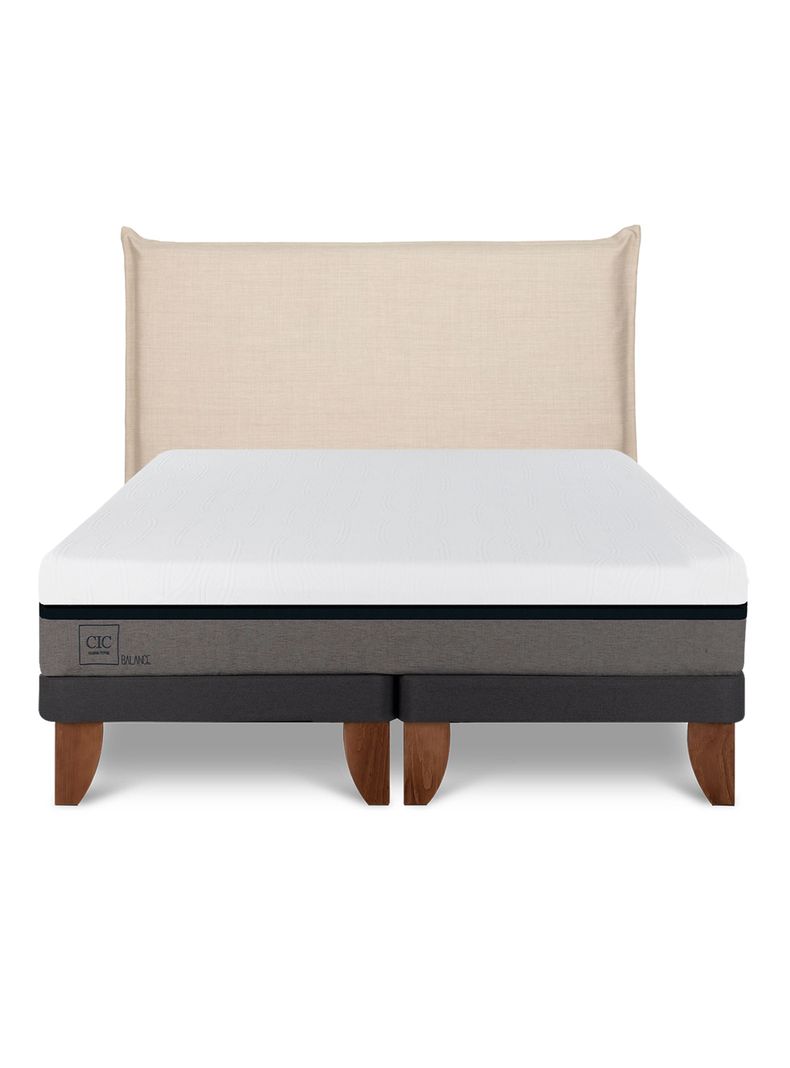 Cama Europea Balance Súper King Respaldo Tíber-2