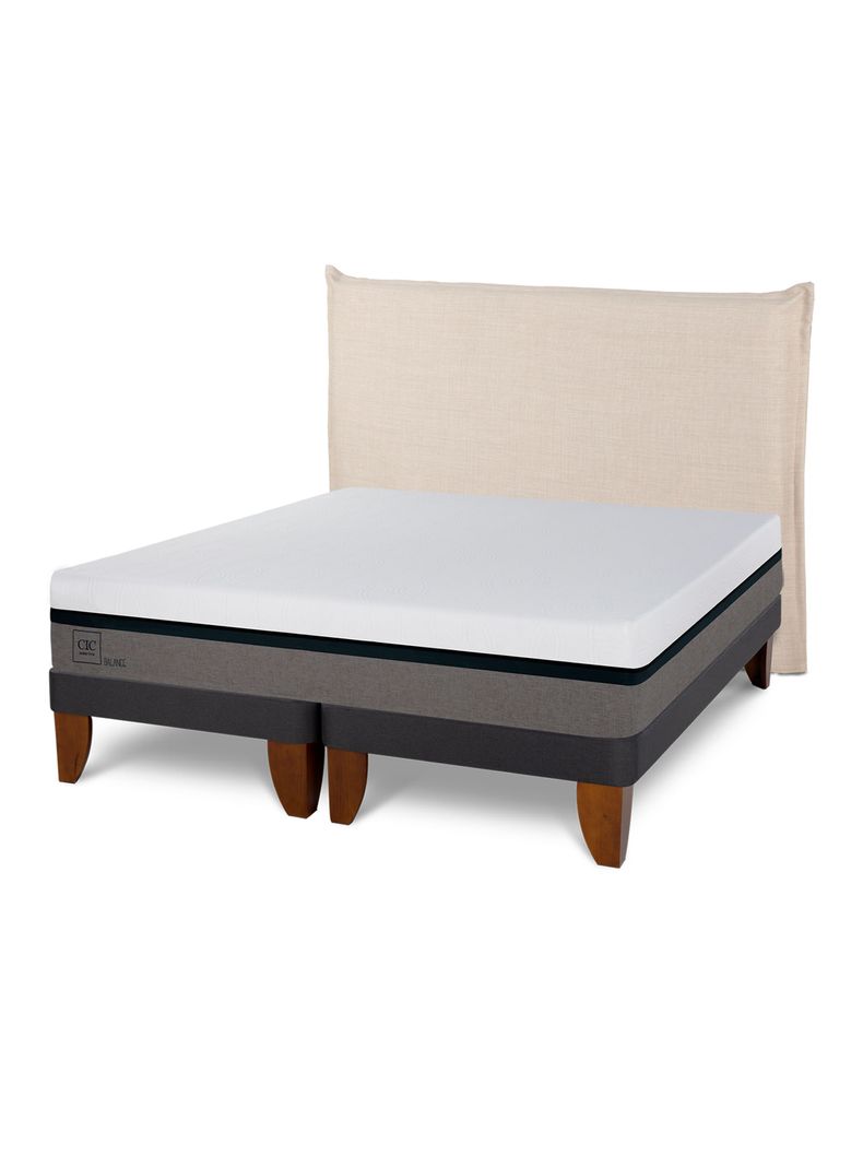 Cama Europea Balance Súper King Respaldo Tíber-0