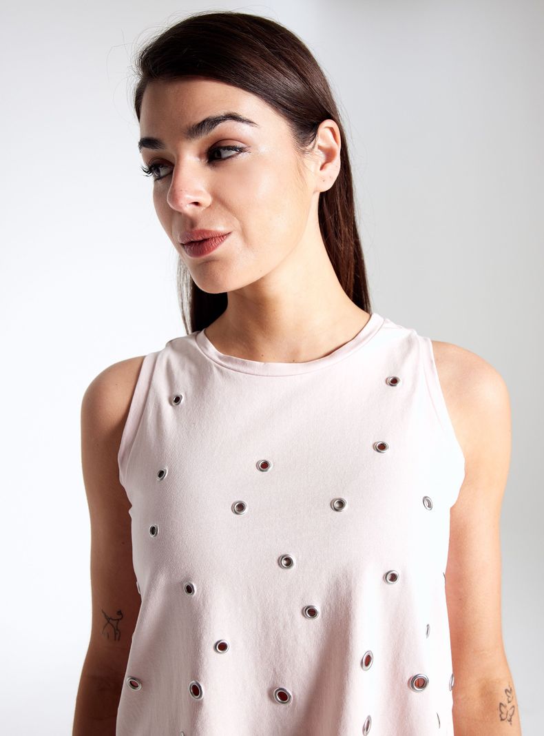 Polera Lavada Ojetillos Espalda Amarrable-2