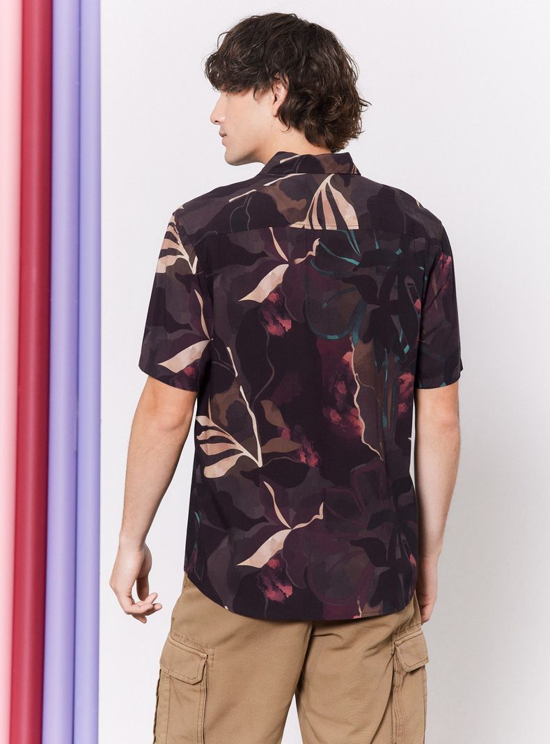 Camisa de Vestir Estampada-1