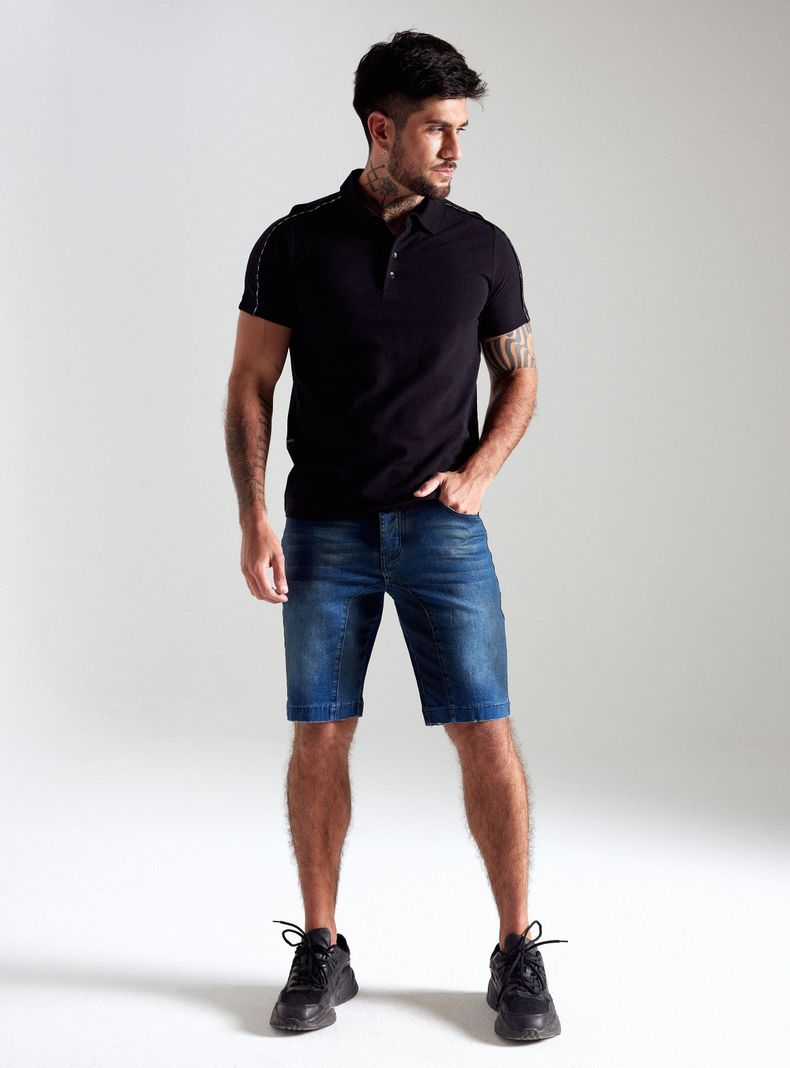 Polera Cuello Polo Micro Piqué-4