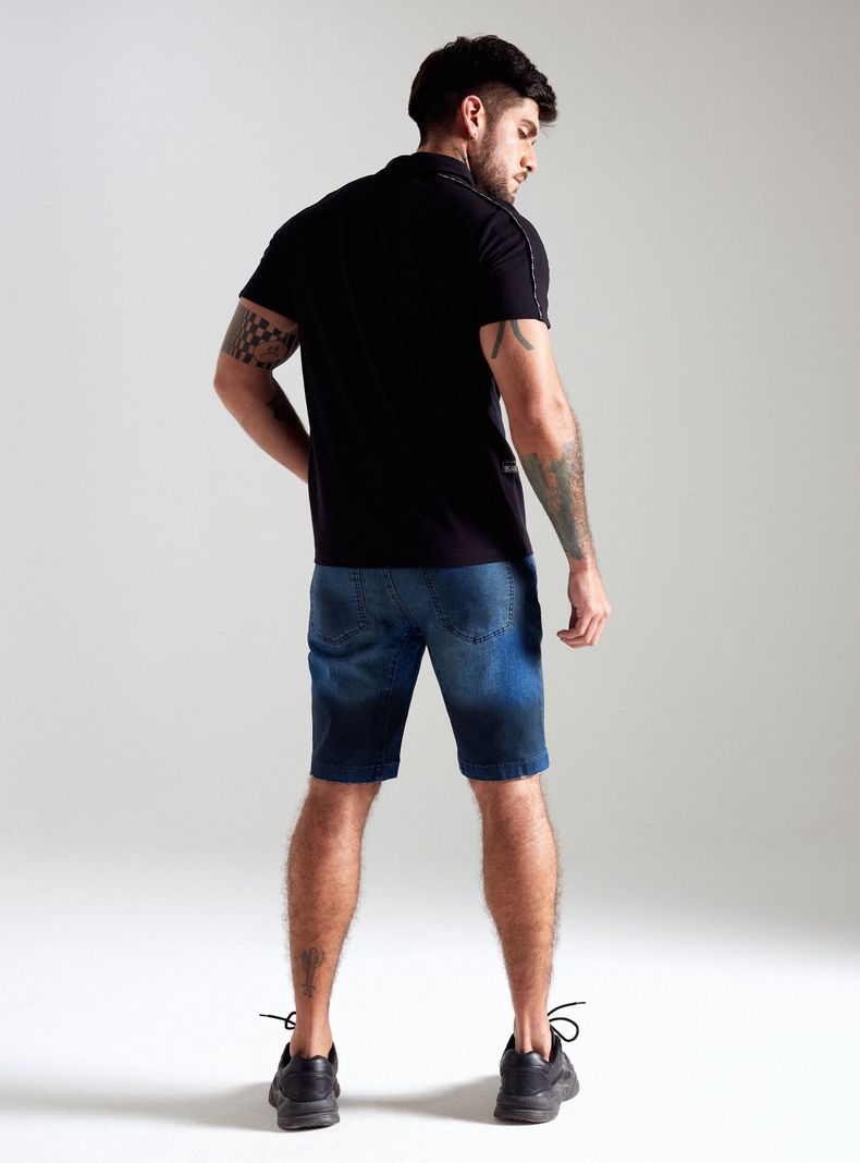 Polera Cuello Polo Micro Piqué-5
