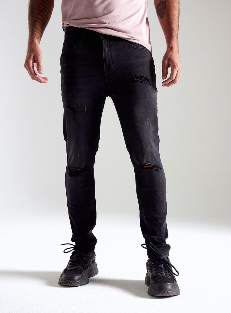 Jeans Strong Roturas sin Parche-1