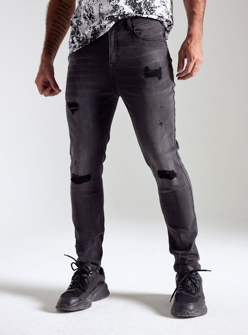 Jeans Roturas Parche-0