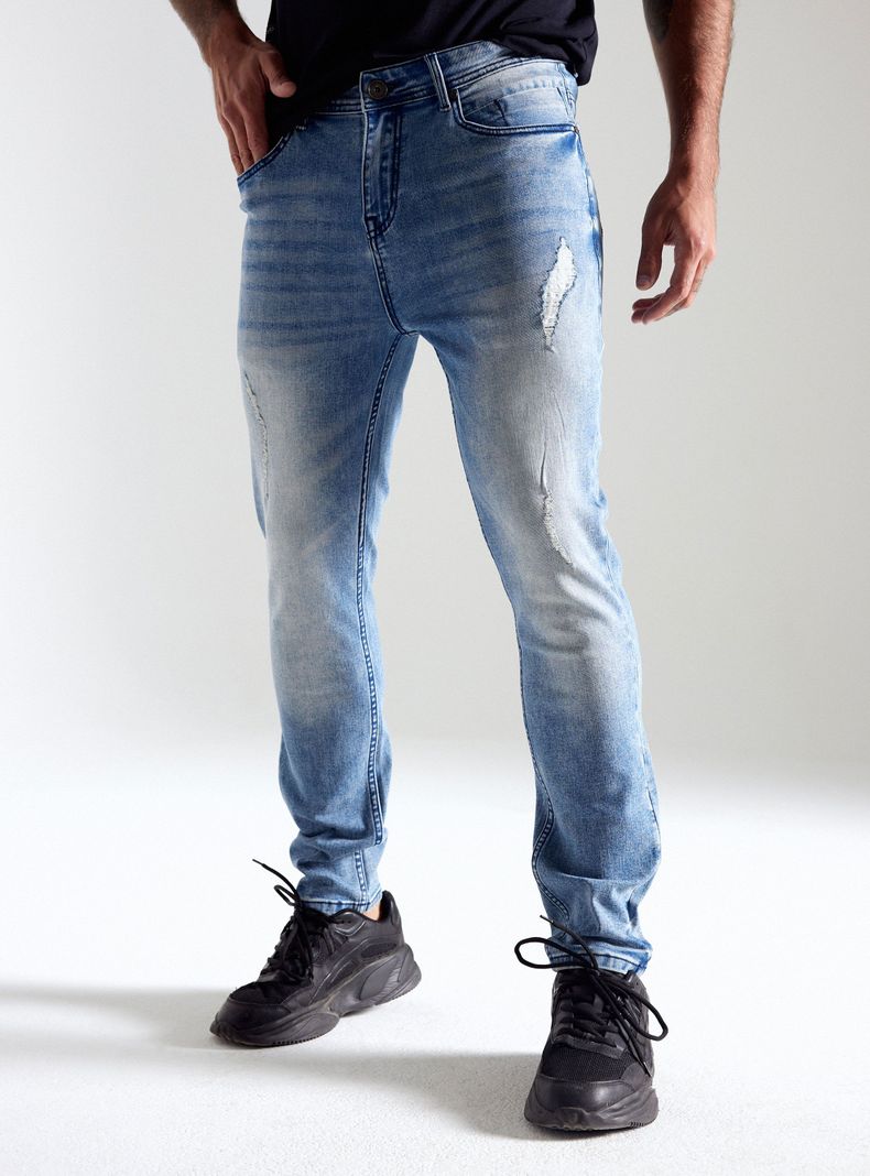 Jeans Detalle con Rasguños-0