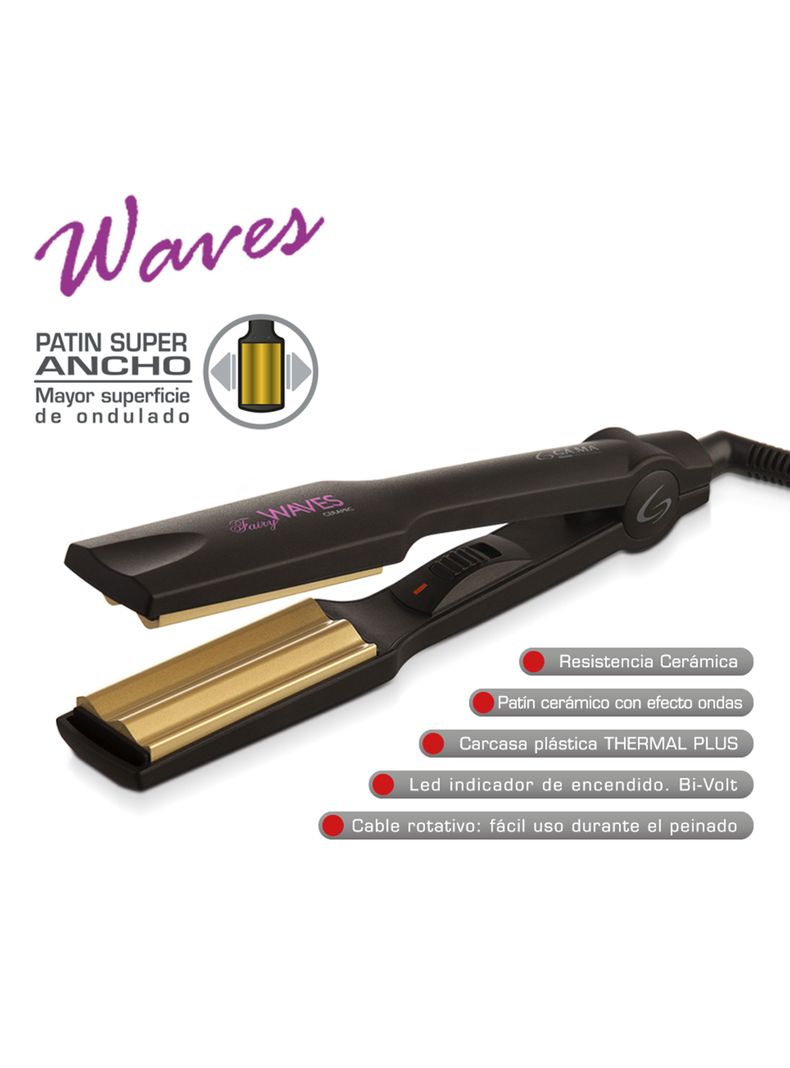 Alisador de Pelo Plancha Fairy Waves Ceramic-2