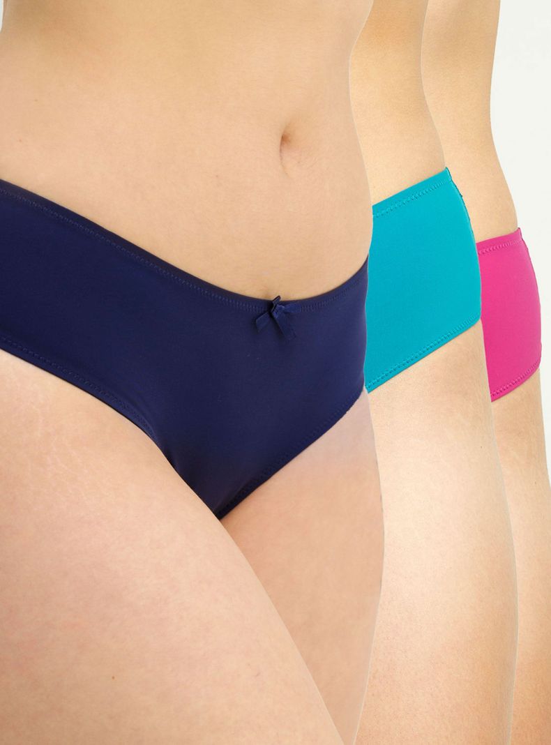 Pack 3 Pantaleta Microfibra Refuerzo Inferior-0