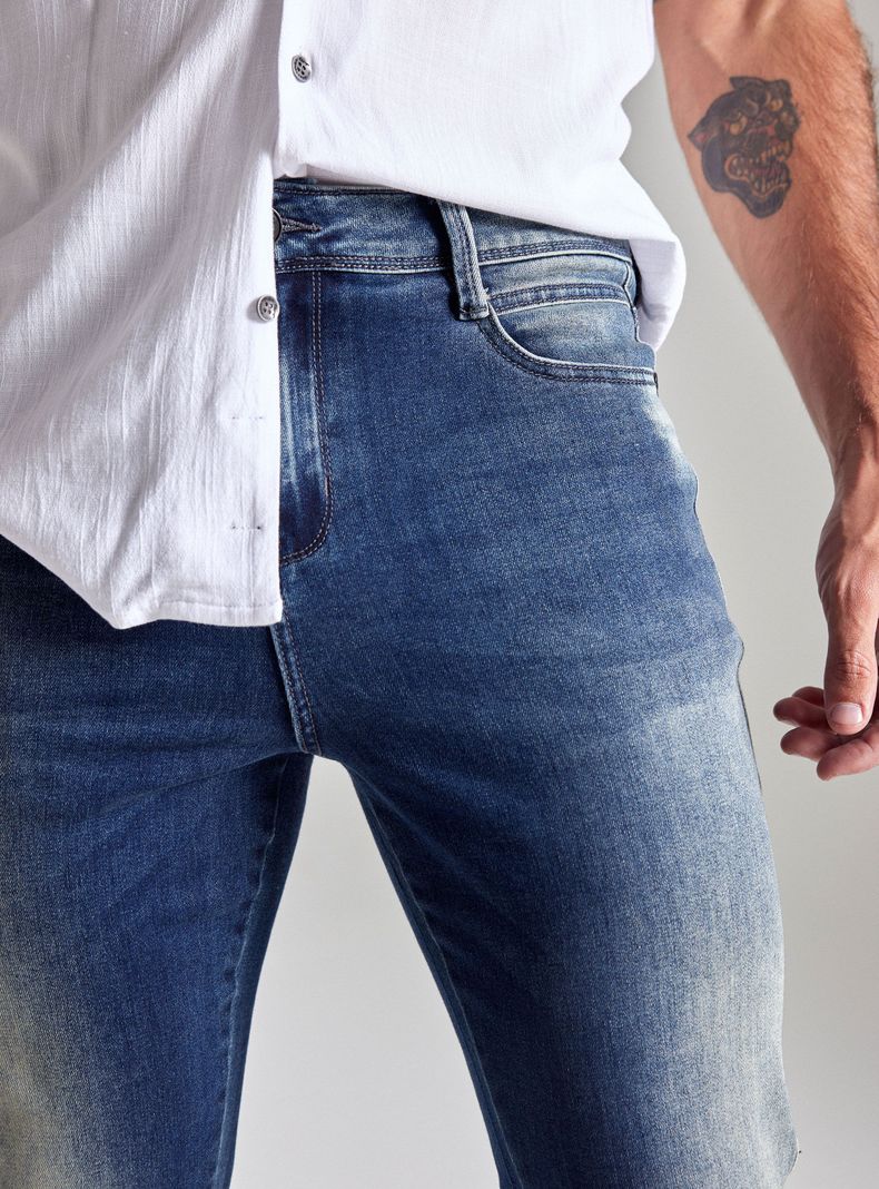 Jeans Sobreteñido Lavado laser-2