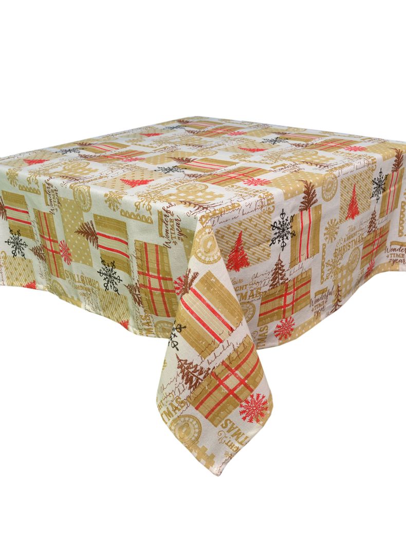 Mantel Rectangular Navidad Antimanchas-0