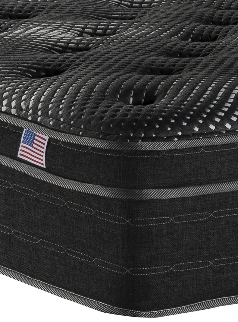 Cama Europea Platinum 1.5 Plazas + Respaldo Tignes Arena-3