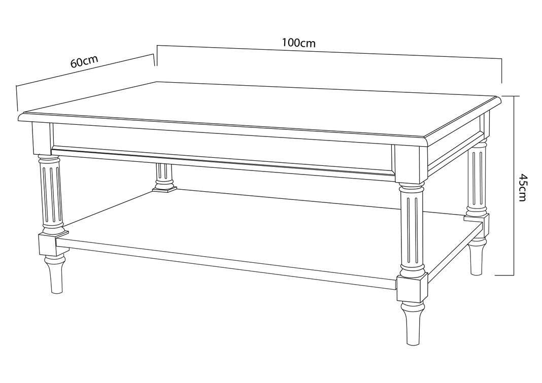 Mesa de Centro Edouard 60x100 cm-1